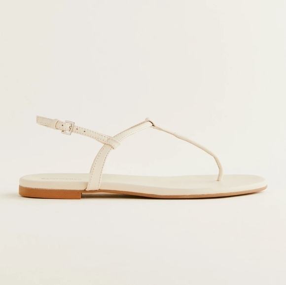 Reformation Thea T-strap Flat Sandal - Picture 2 of 9